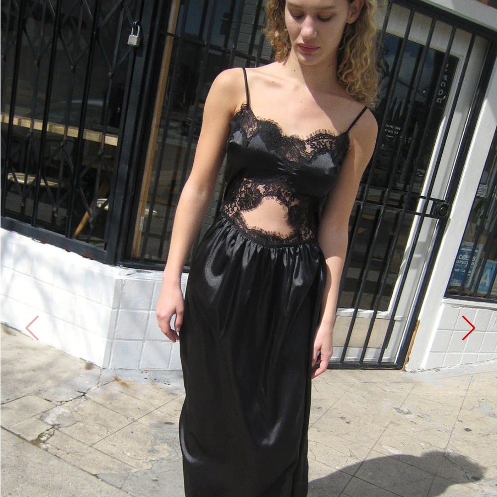Tach Helen Satin Midi Dress Lisa Says Gah